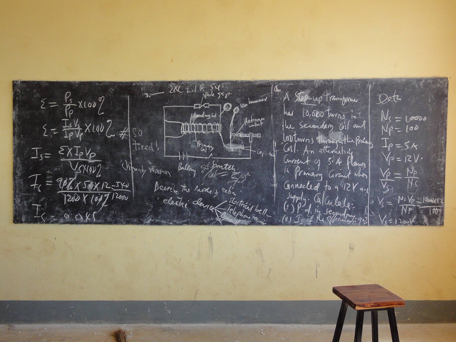 chalk board