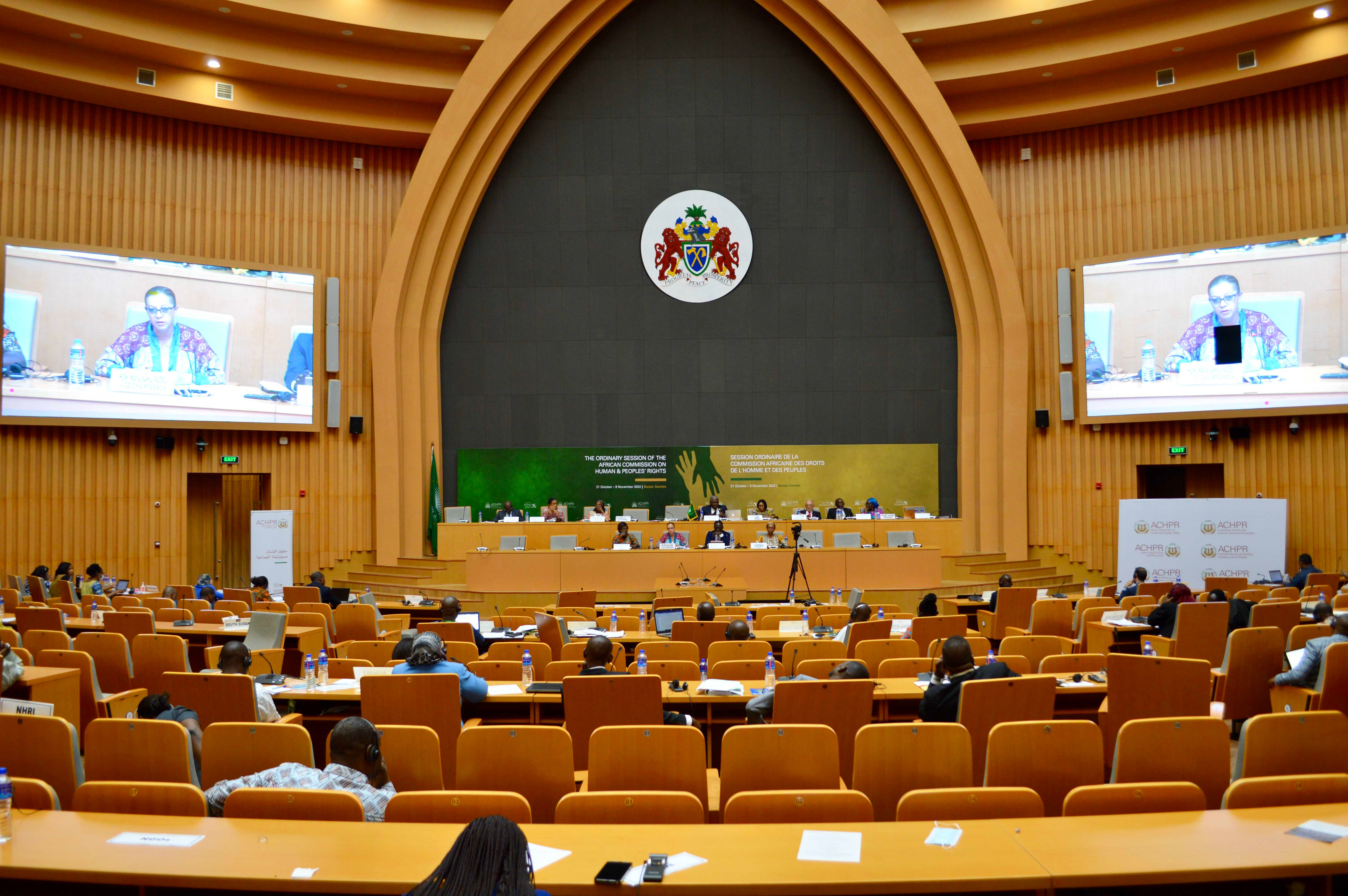 Sesi ke-73 Komisi Hak Asasi Manusia dan Hak Penduduk Afrika di Banjul, Gambia. 