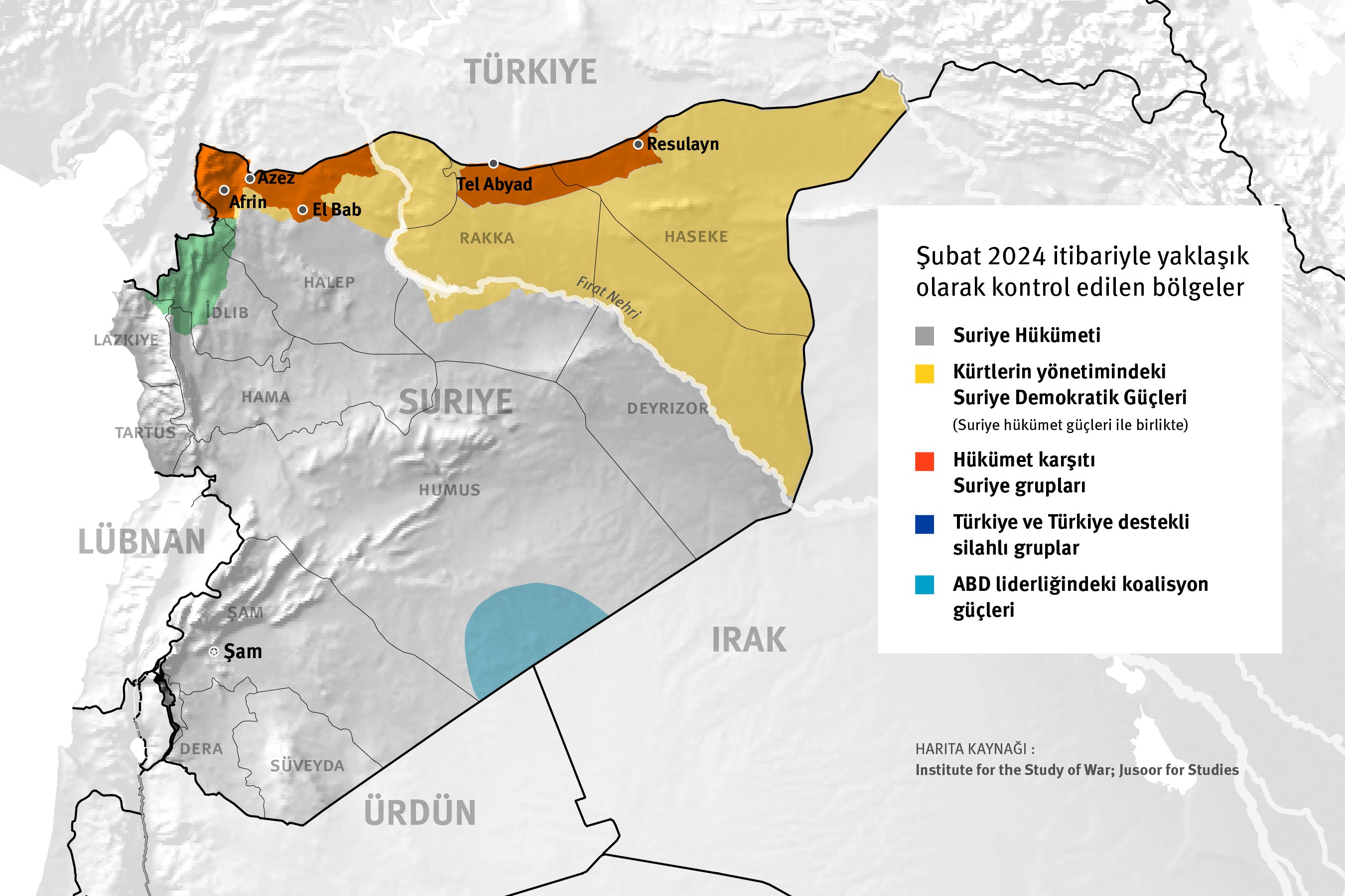 map of Syria
