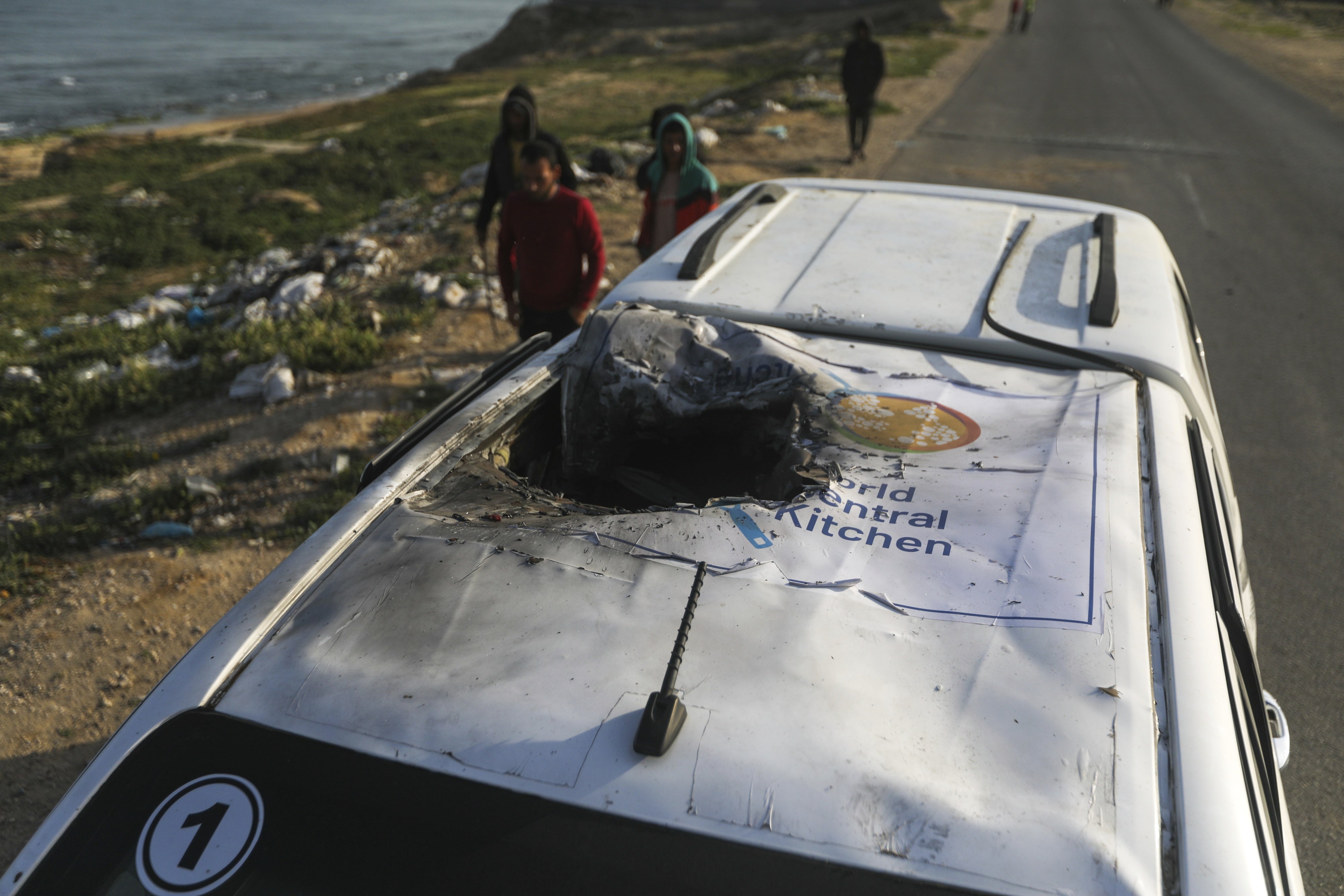 On April 1, 2024, an Israeli attack in Deir Al-Balah in Gaza on a convoy of three World Central Kitchen vehicles killed seven aid workers. 