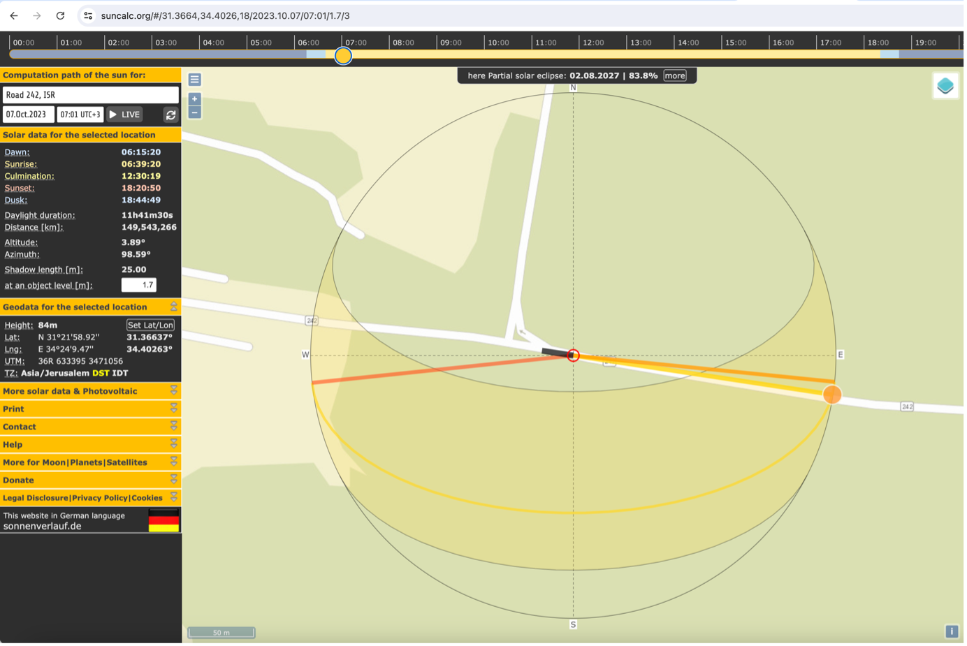 Suncalc
