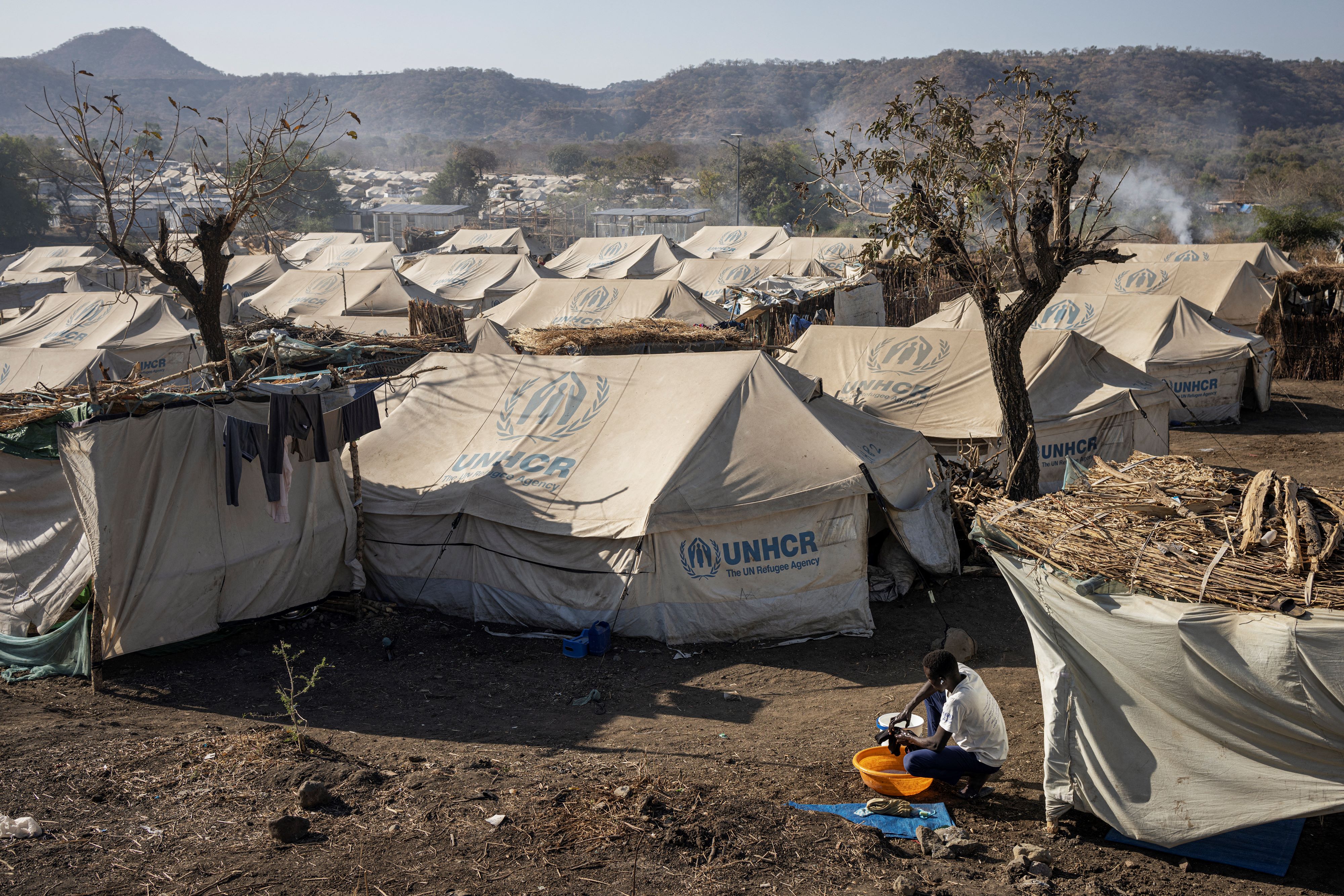 Refugee in Kumer Camp