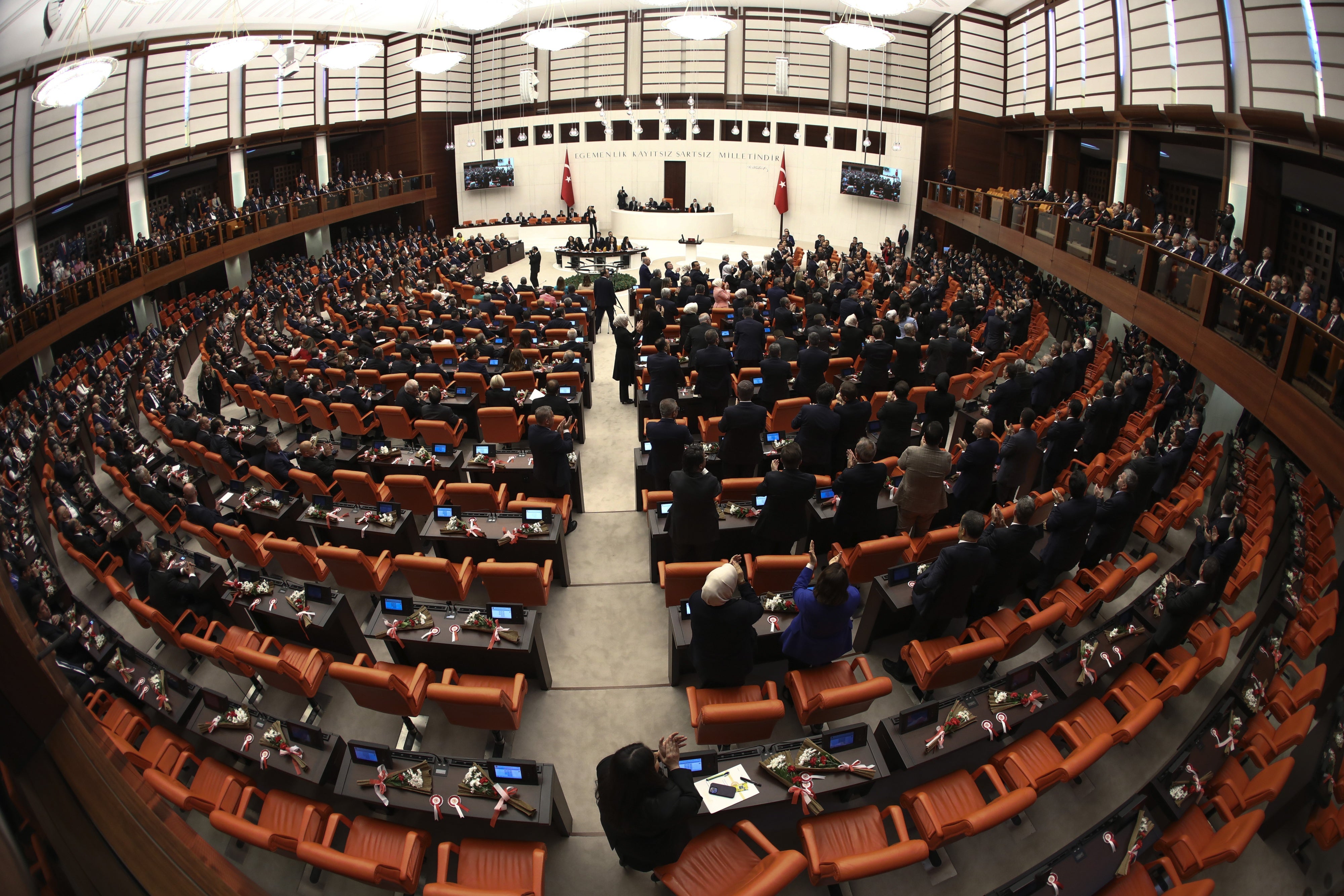 Milletvekilleri TBMM'de bir oturumda. 2 Haziran 2023.