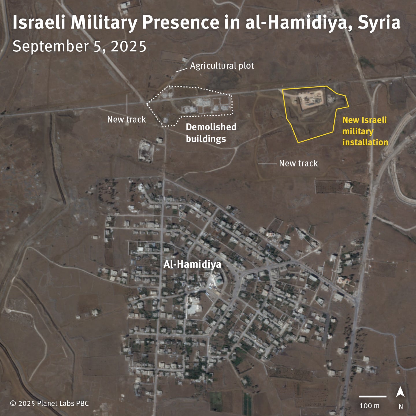 Annotated satellite image 