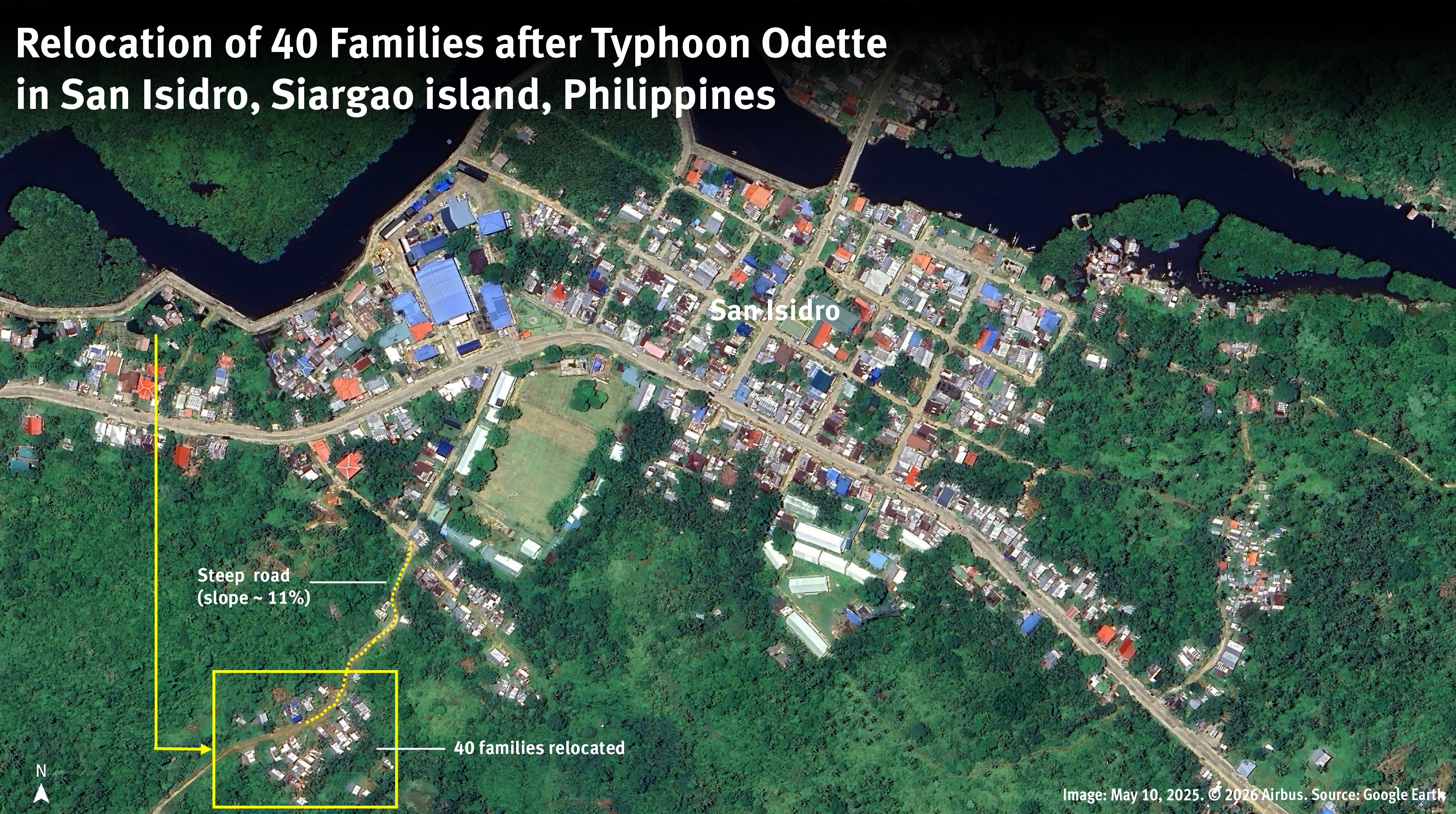 Annotated satellite image 