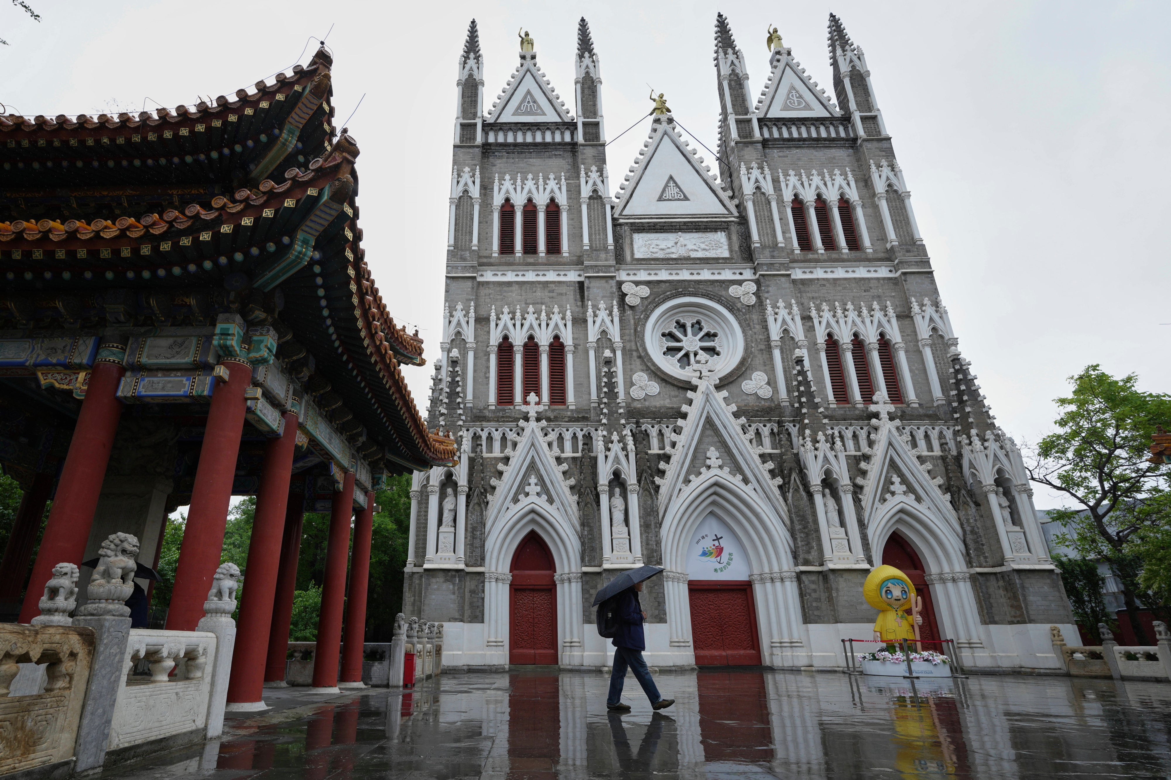 The Xishiku Catholic Church, in Beijing, China, May 9, 2025.
