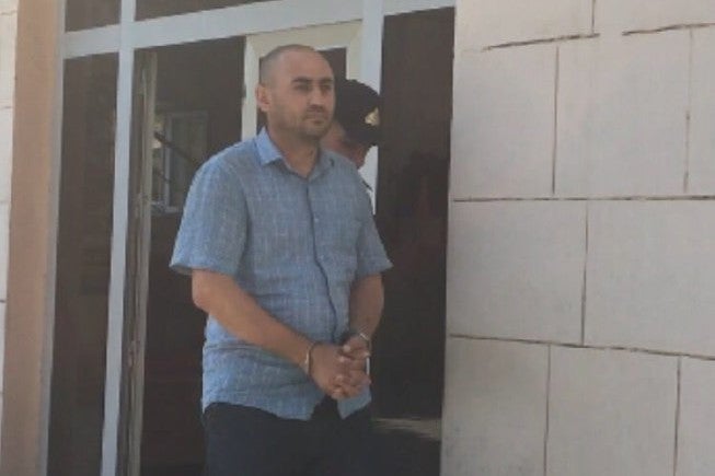 A man in handcuffs 