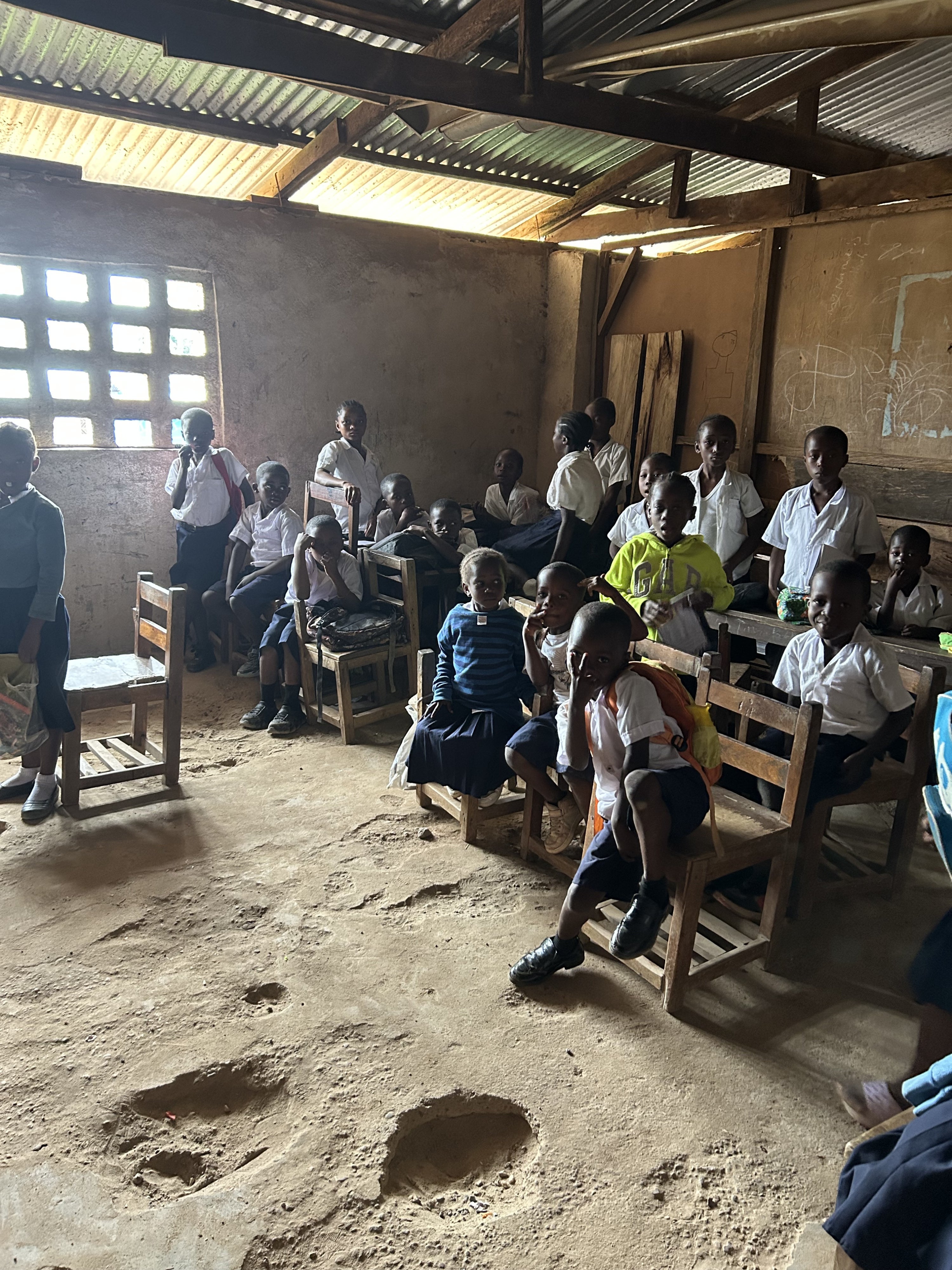 young children in a class 