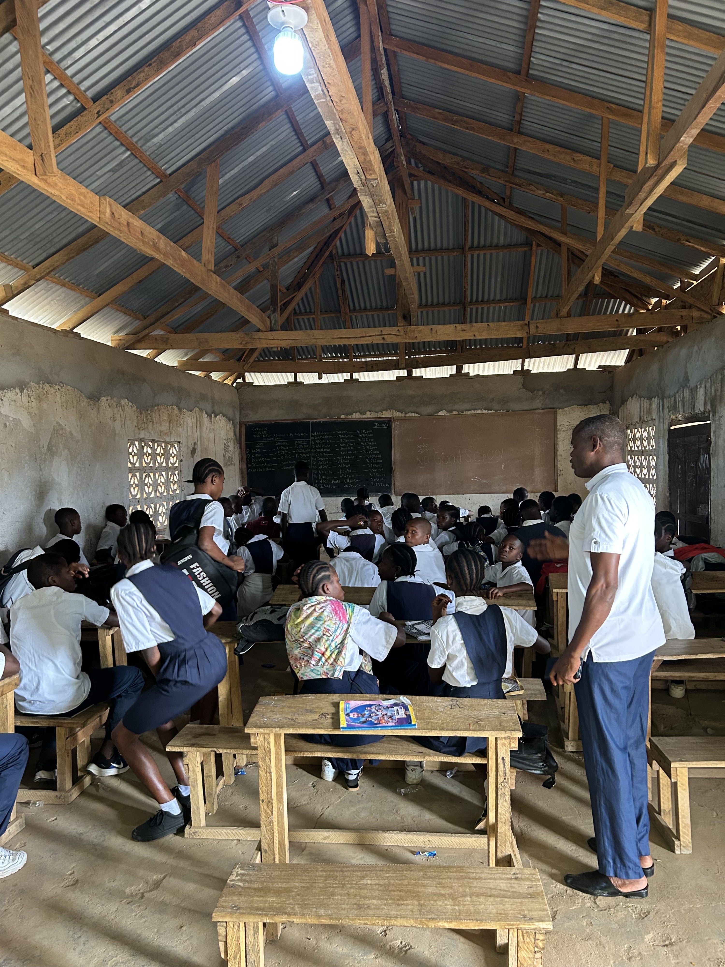 Students in a classroom