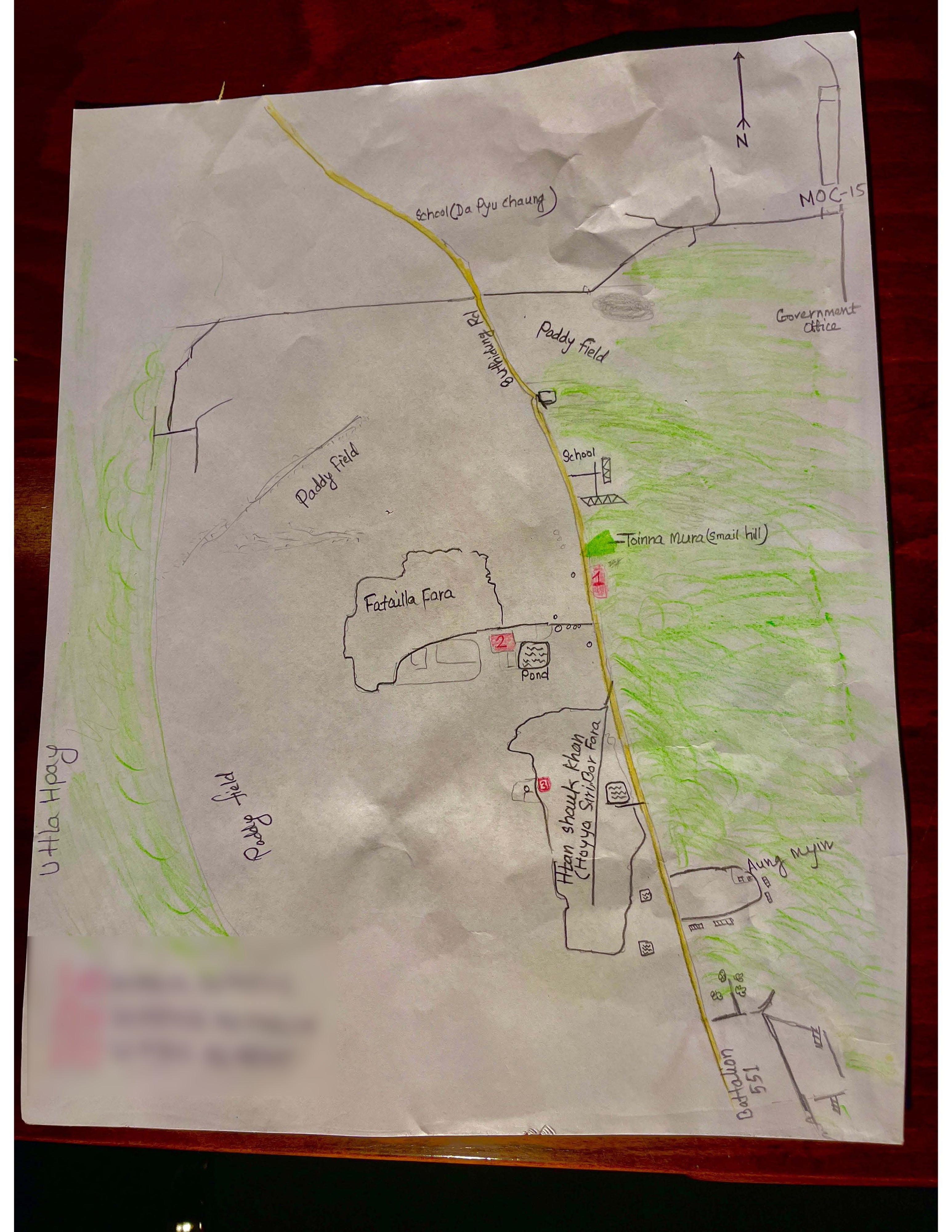 hand drawn map