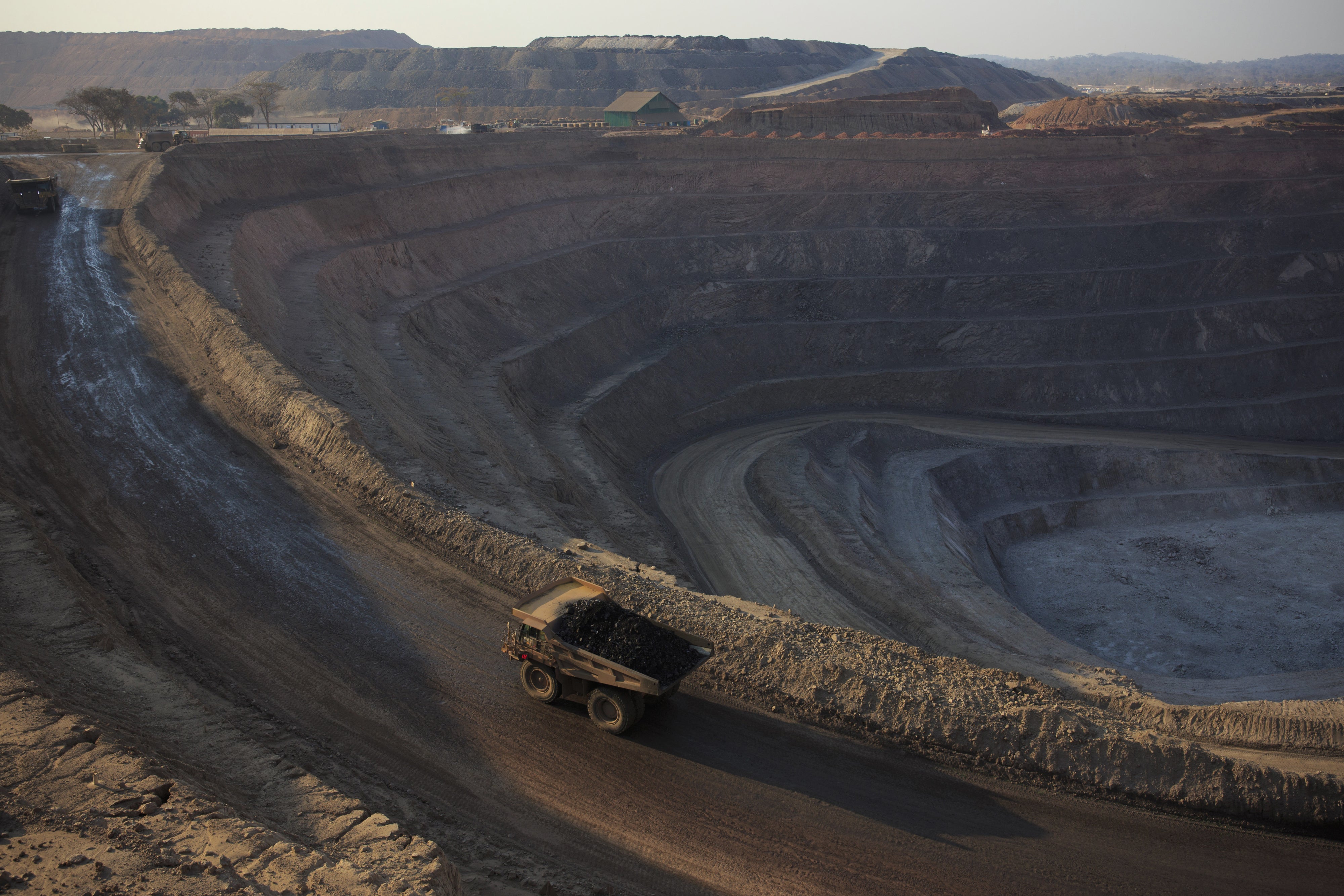 An open pit copper mine in Kolwezi, Democratic Republic of Congo, July 6, 2016. 