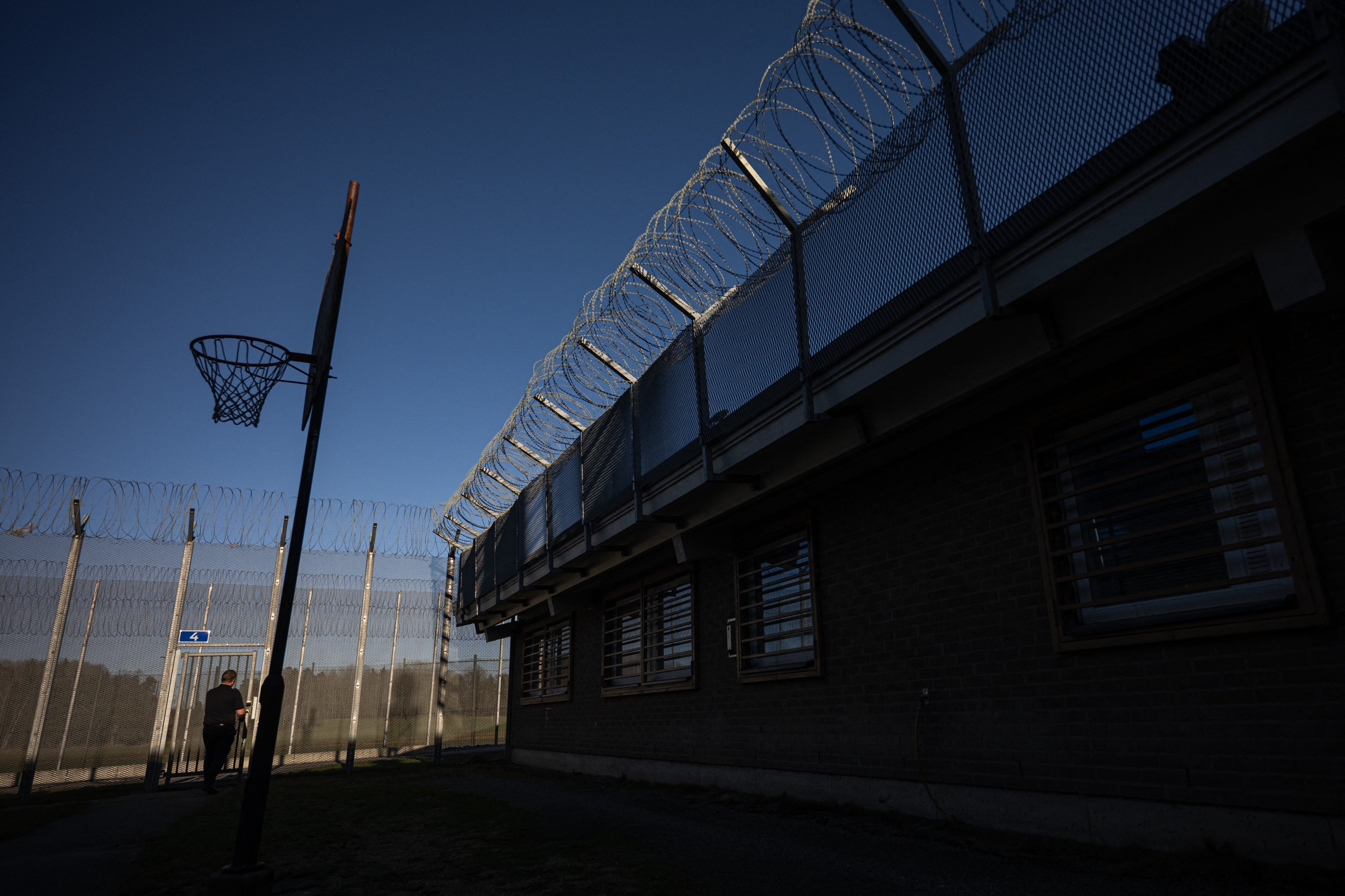 The Anstalten Rosersberg prison facility in Rosersberg, north of Stockholm, Sweden, on March 4, 2026. 