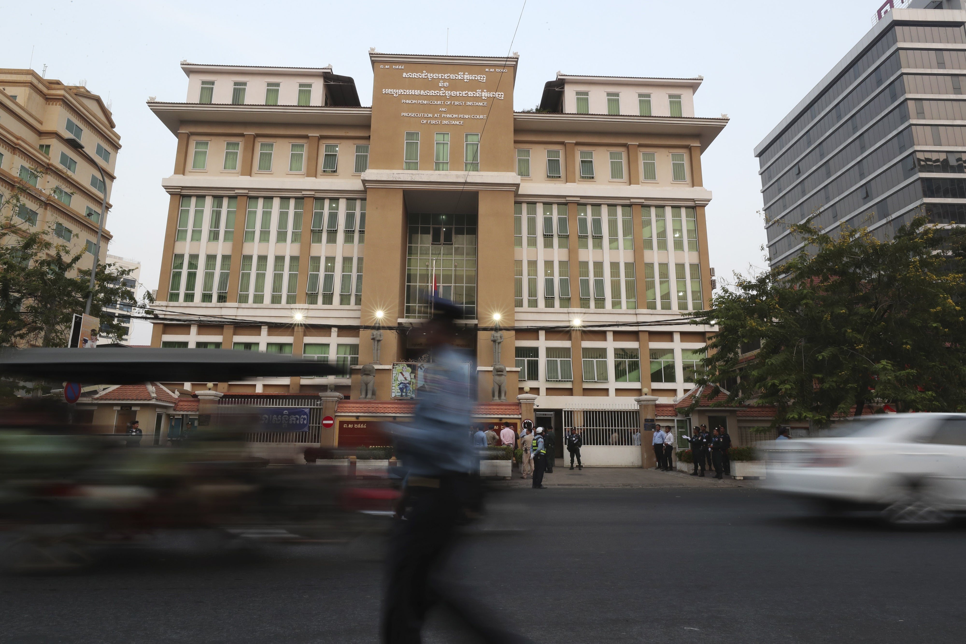 The Phnom Penh Municipal Court, Cambodia, January 14, 2020.