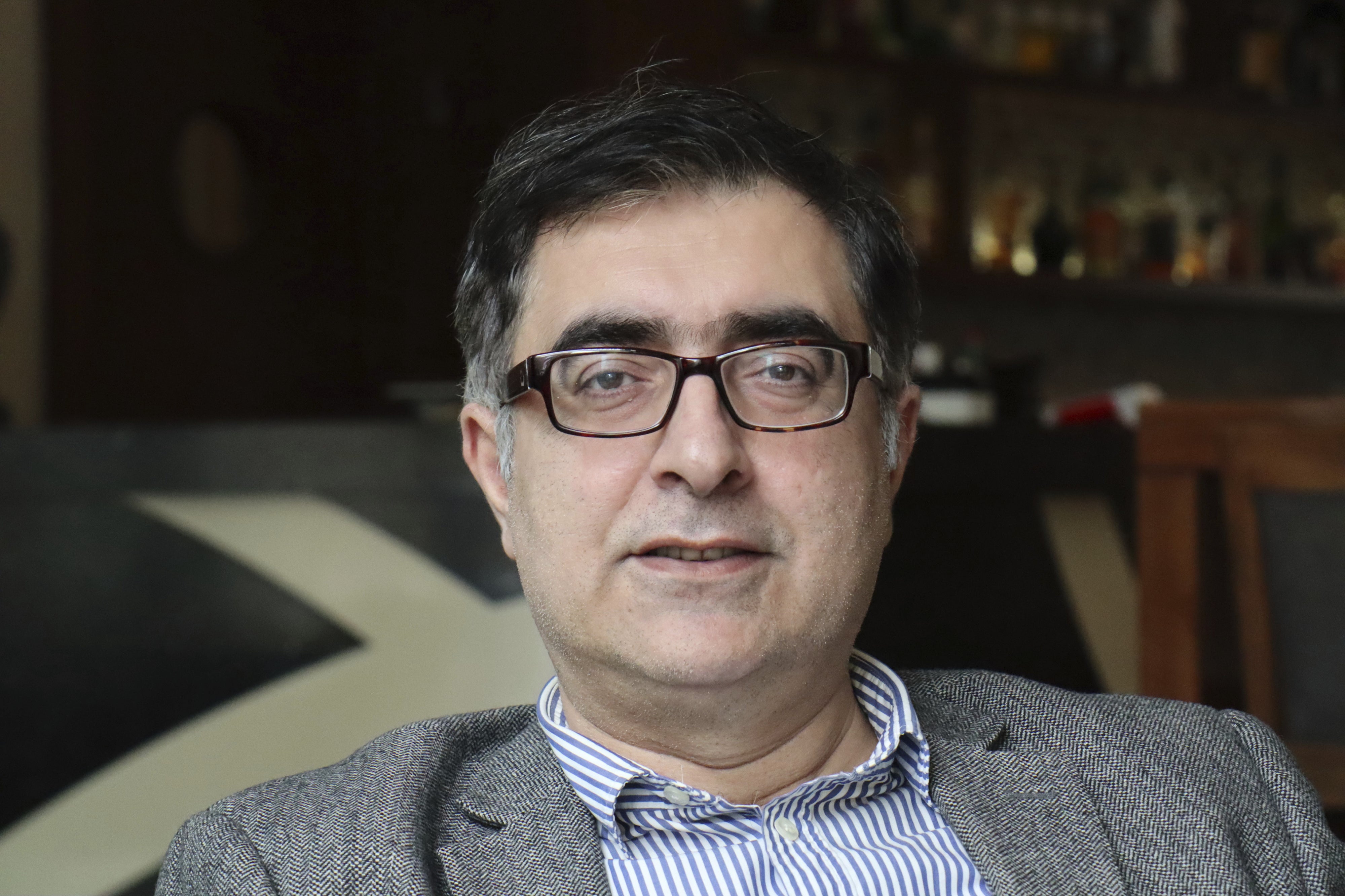 Anar Mammadli, human rights defender and election monitor, Baku, Azerbaijan, February 6, 2024. 