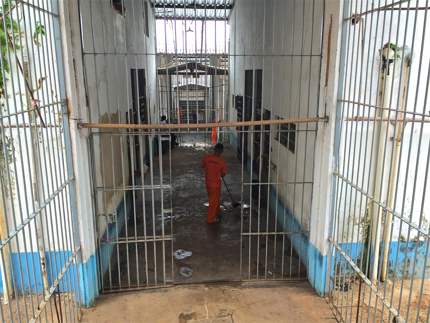 Inside the Casa de Detenção (Cadet), one of the facilities in the Pedrinhas prison complex. 