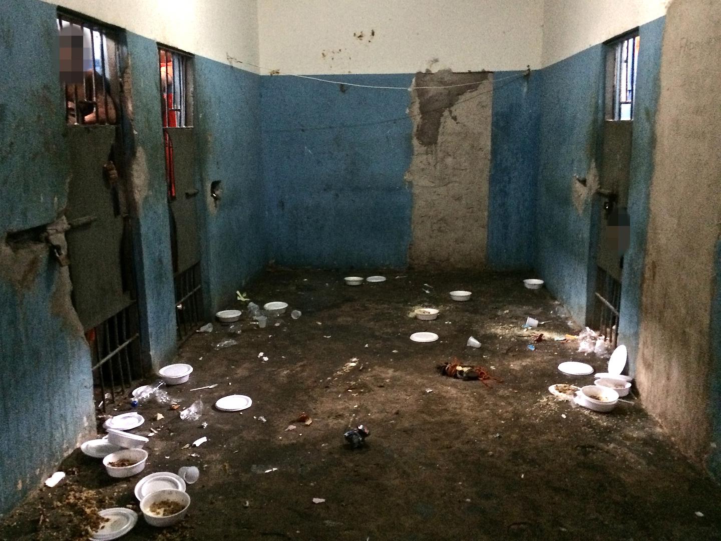 A cellblock in the Pedrinhas prison complex.