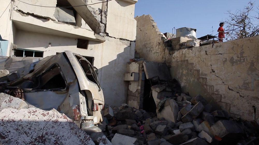 A home in Aden neighborhood destroyed by an attack targeting ISIS forces using an airdropped GBU-39 Small Diameter Bomb on November 17, 2016 that killed eight civilians and wounded another 16.
