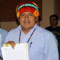Agustín Wachapá, líder indígena Shuar.