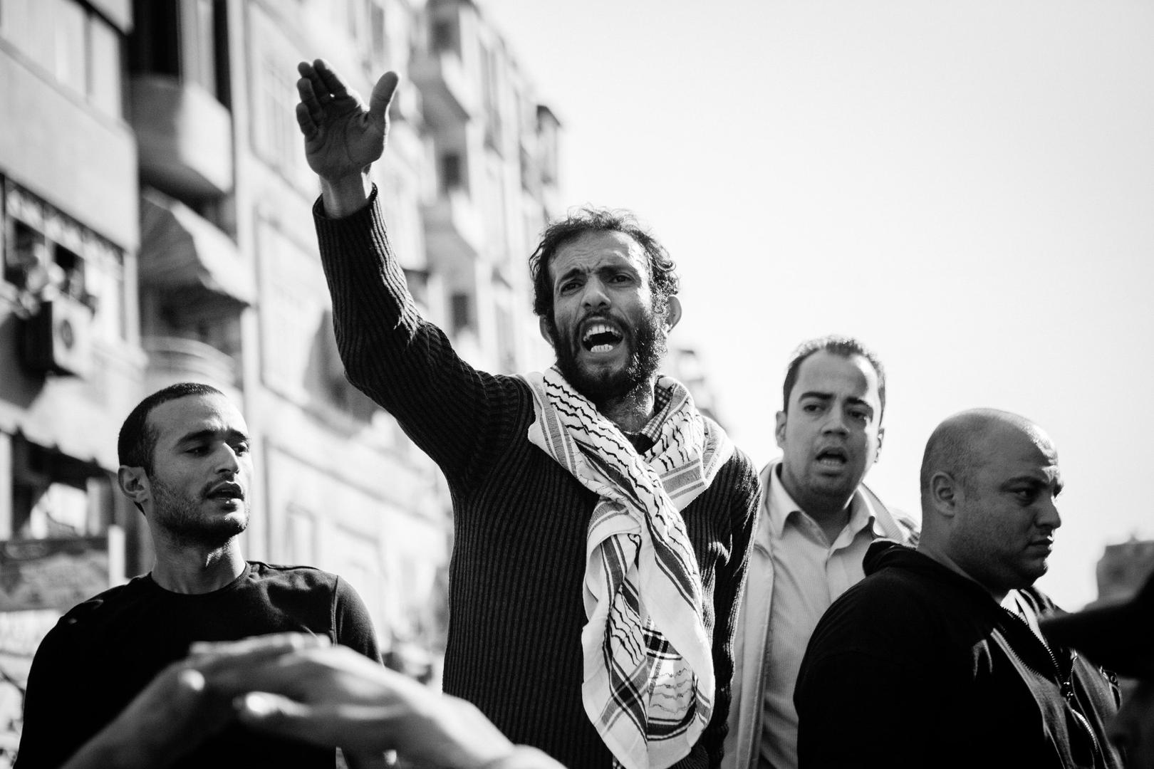 Haitham Mohamadeen, social rights defender, was arrested on May 18, 2018 on charges of “joining a terrorist organization” and “inciting protests.” © 2018 Hossam el-Hamalawy