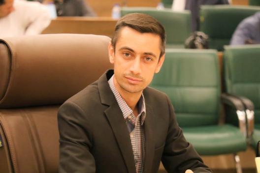 Mehdi Hajati, the suspended Shiraz city council member.