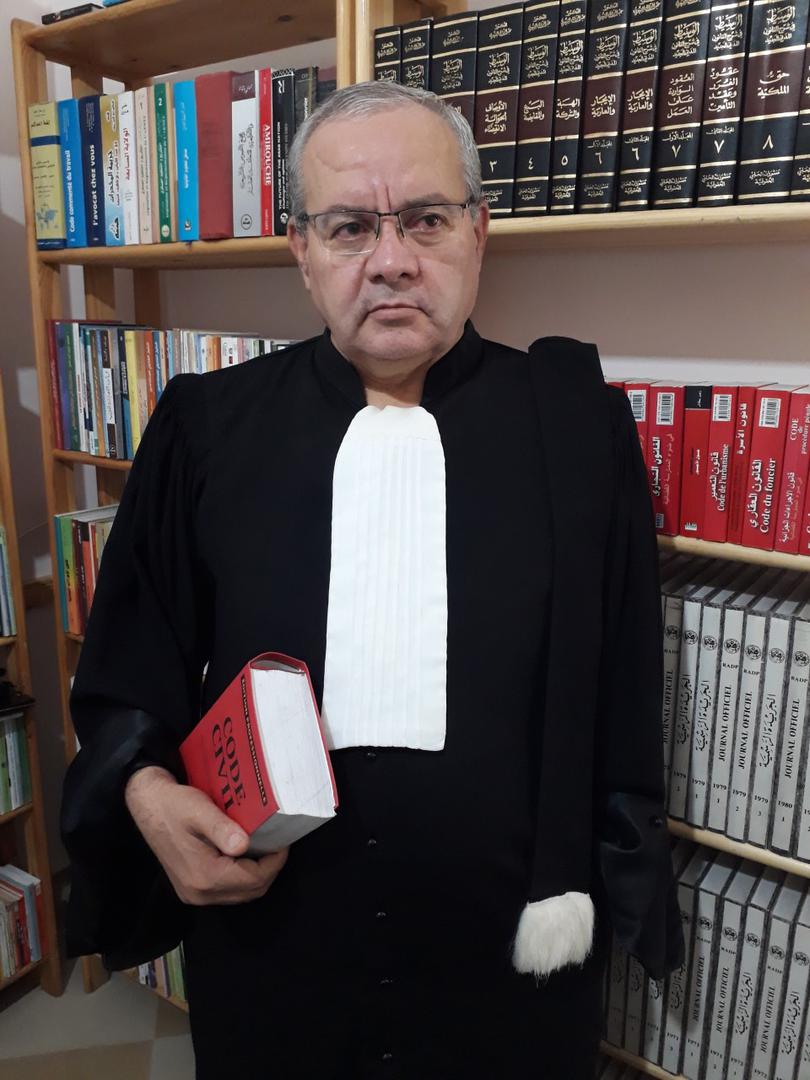 Lawyer, Mr. Salah Dabouz, former president of the Algerian League for the Defense of Human Rights (LADDH).