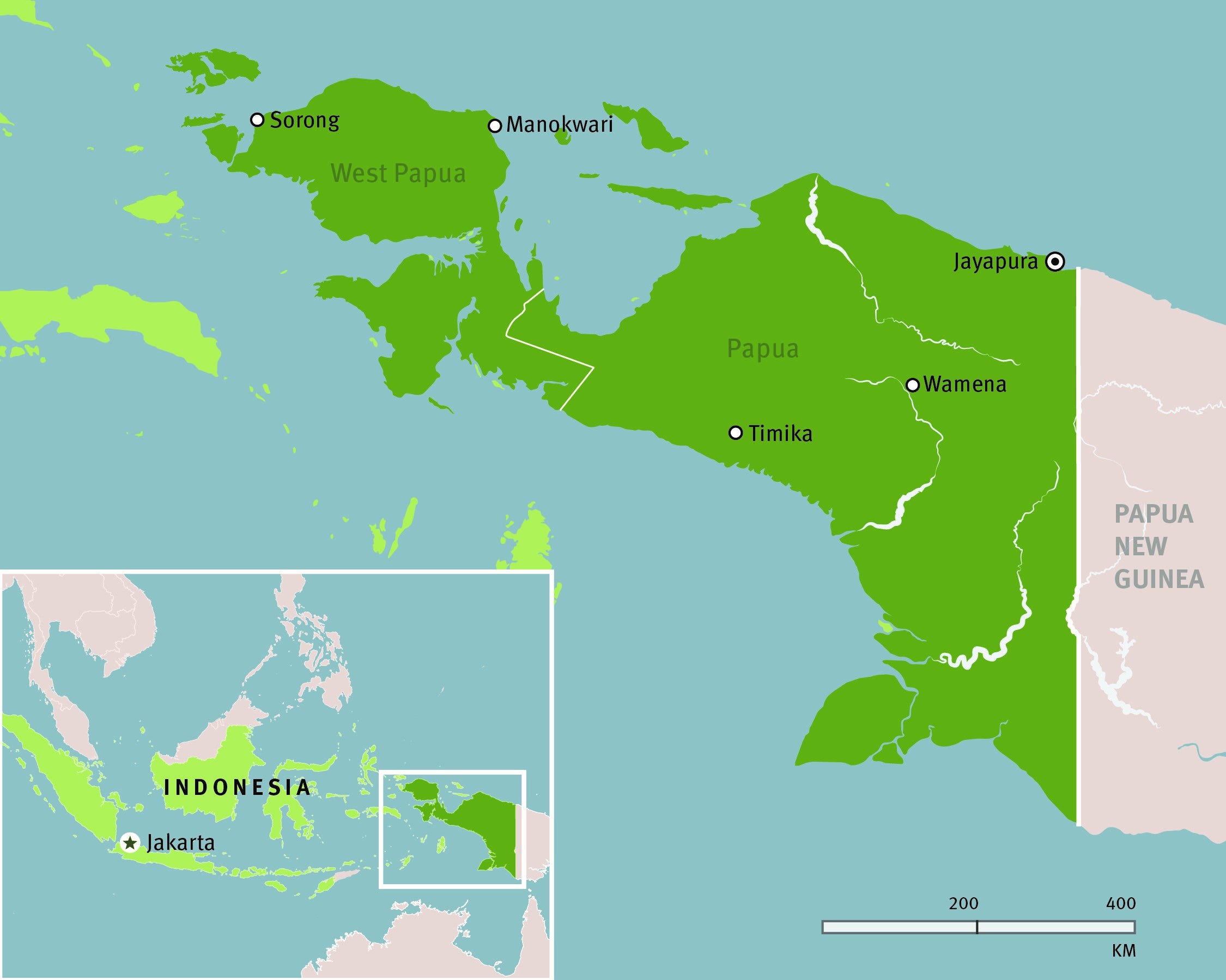 Map of Indonesia