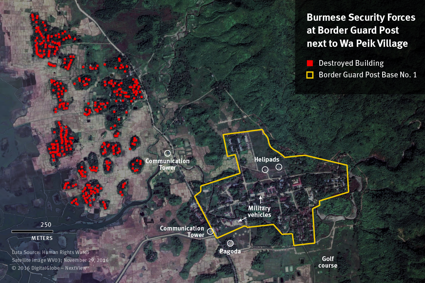 Burmese Security Forces near Wa Peik