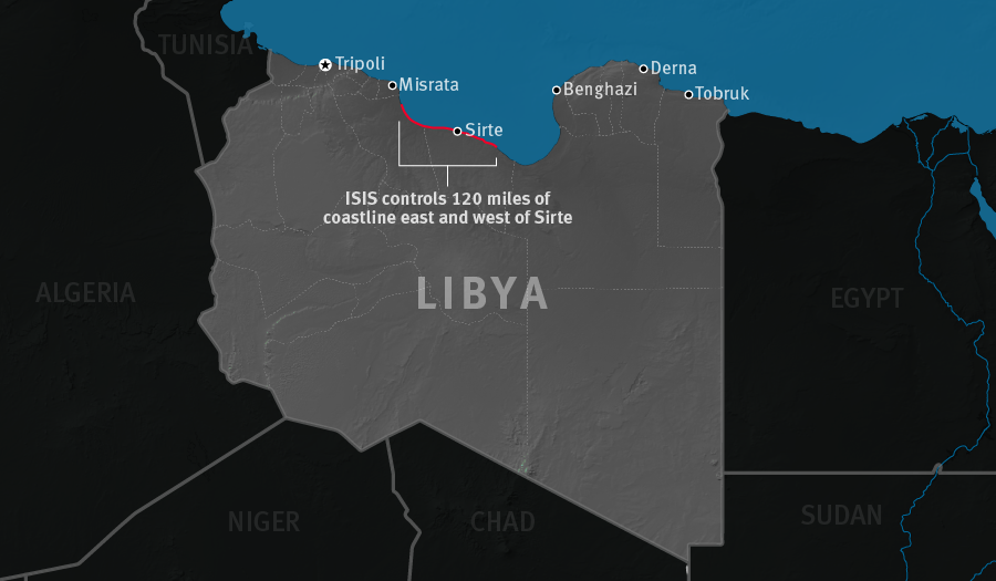 Map of Libya