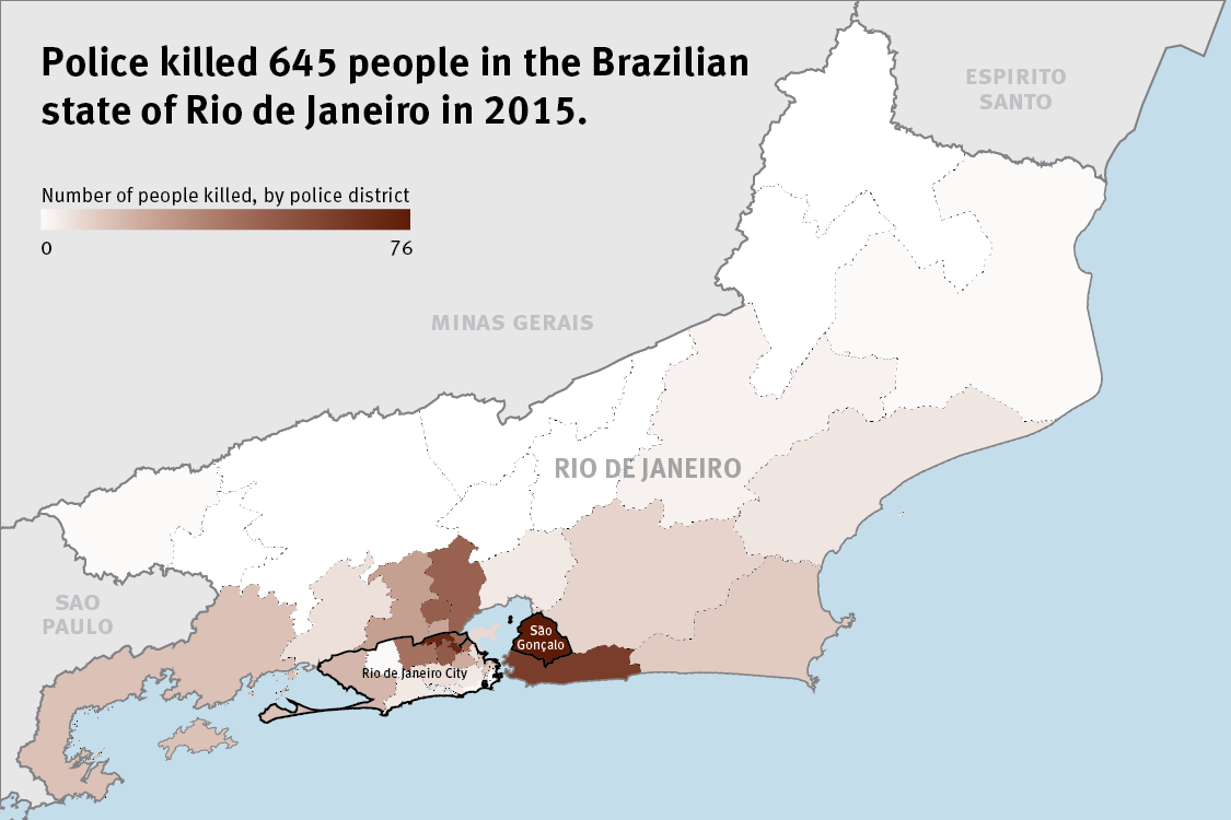 Map of Rio de Janeiro