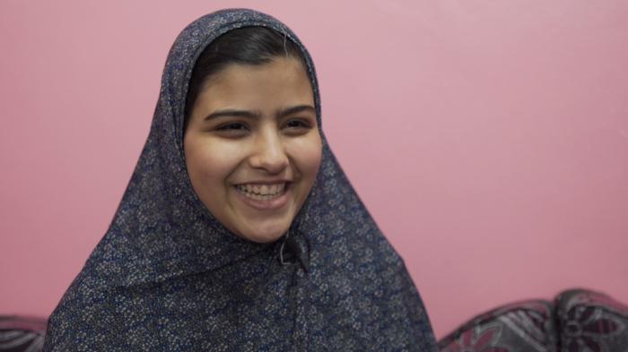 Syrian refugee girl