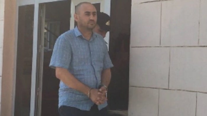 A man in handcuffs 