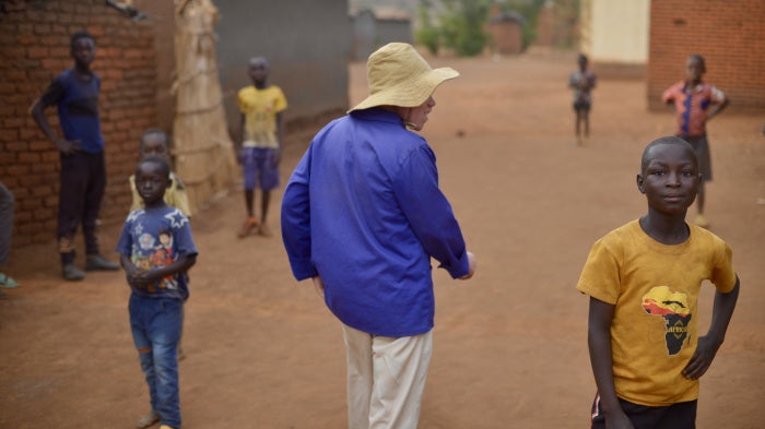 Lazarus K., 38, in Dowa, Malawi. 