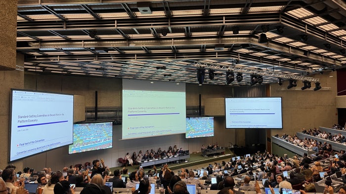 Delegates of the Standard-Setting Committee on Decent Work in the Platform Economy