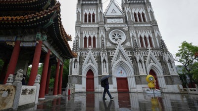 The Xishiku Catholic Church, in Beijing, China, May 9, 2025.