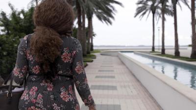 Rajee Narinesingh, a transgender human rights advocate, in Miami, Florida, October 2018. 