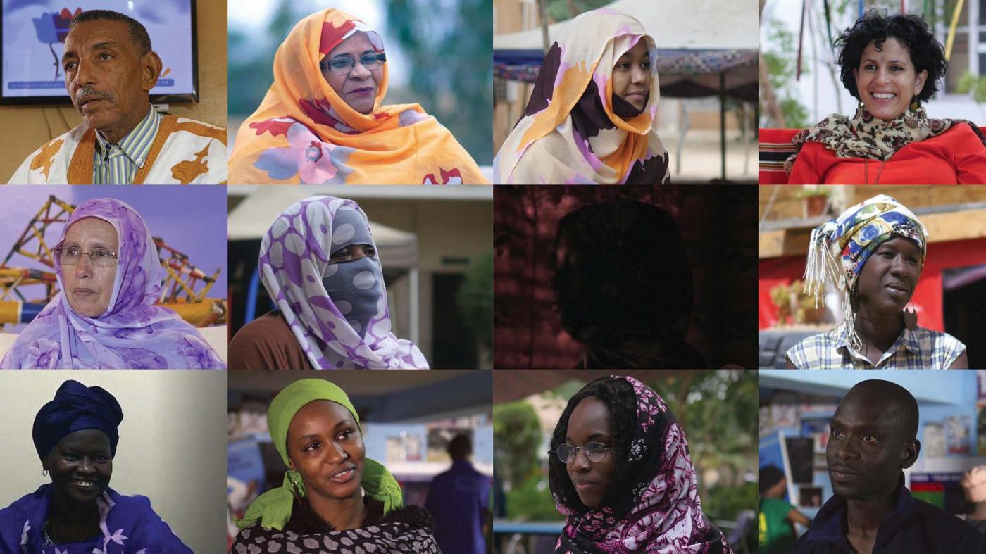 Rape survivors, NGO leaders, and activists supporting women’s and girls’ rights in Mauritania, Nouakchott, 2018.