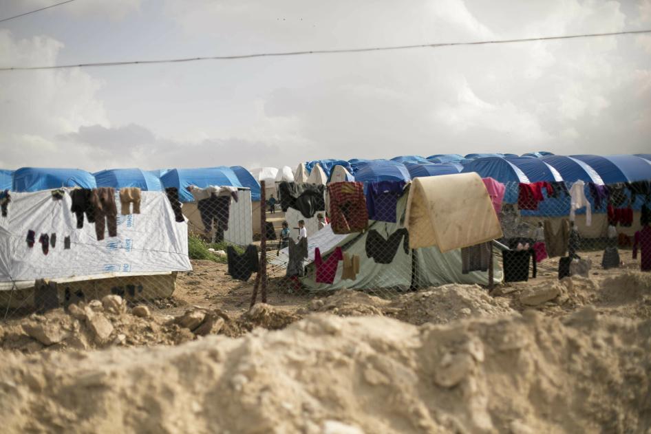 Al-Hol camp in northeast Syria.