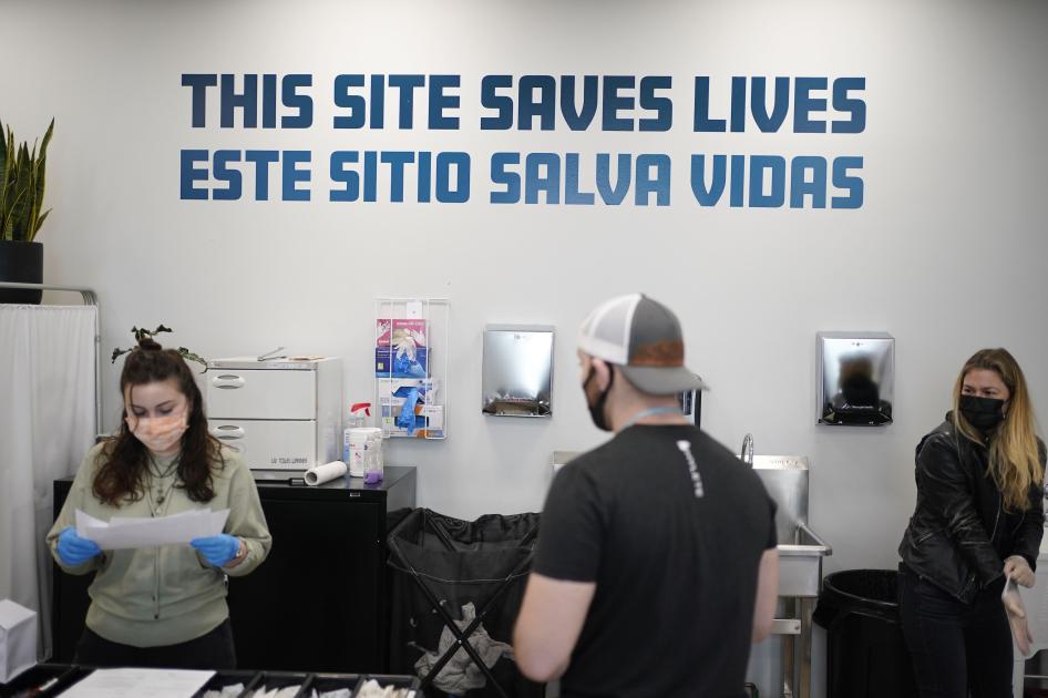 Overdose prevention center OnPoint NYC.