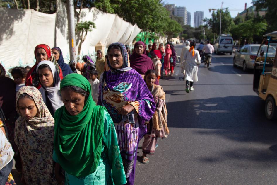 The Aurat March to end gender-based violence against women and transgender and non-binary people on International Women's Day, March 8, 2021 in Karachi, Pakistan. 