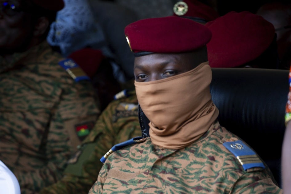 Le leader du coup d'État au Burkina Faso, capitaine Ibrahim Traoré