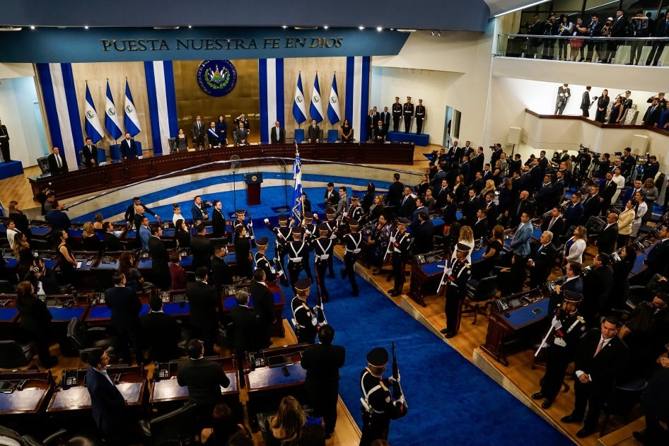 Plenary session at the Legislative Assembly of El Salvador, on June 1, 2023, in San Salvador, El Salvador