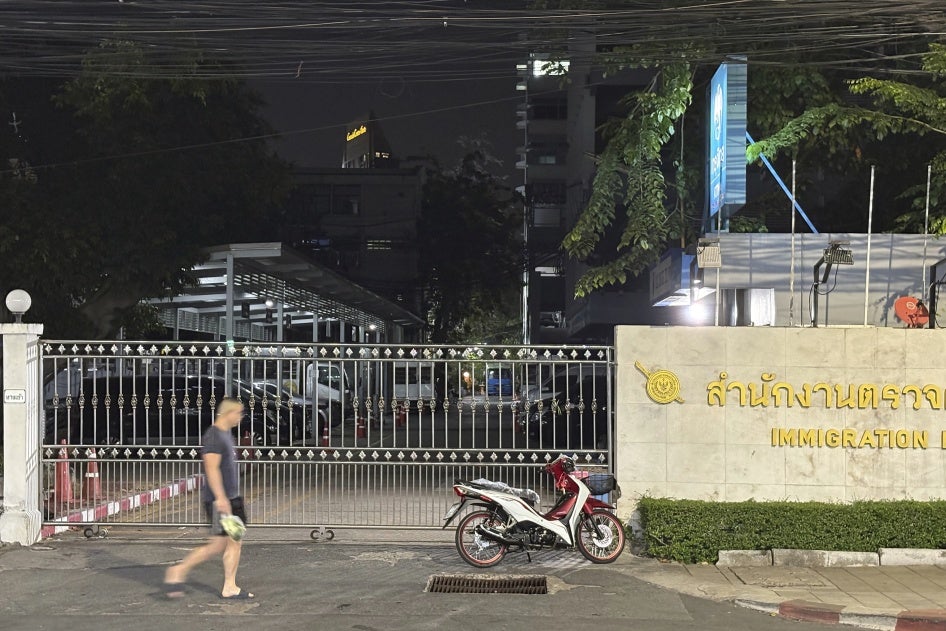 An immigration detention center in Bangkok, Thailand, February 26, 2025.