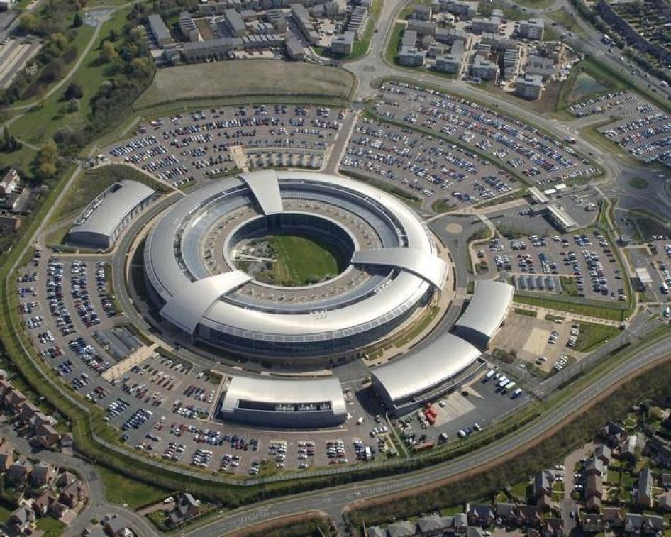 位于切尔滕纳姆（Cheltenham）的英国政府通信总部空照图。