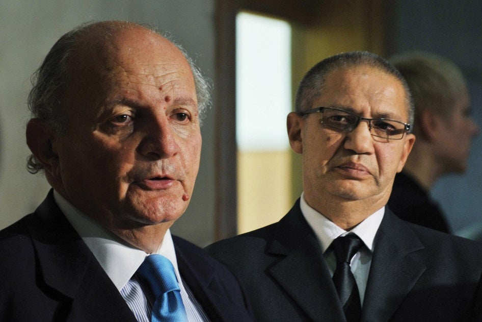 Dervo Sejdic (right), a Bosnian Roma, and Jakob Finci (left), a Bosnian Jew, successfully challenged their country’s discriminatory constitution at the European Court of Human Rights. 