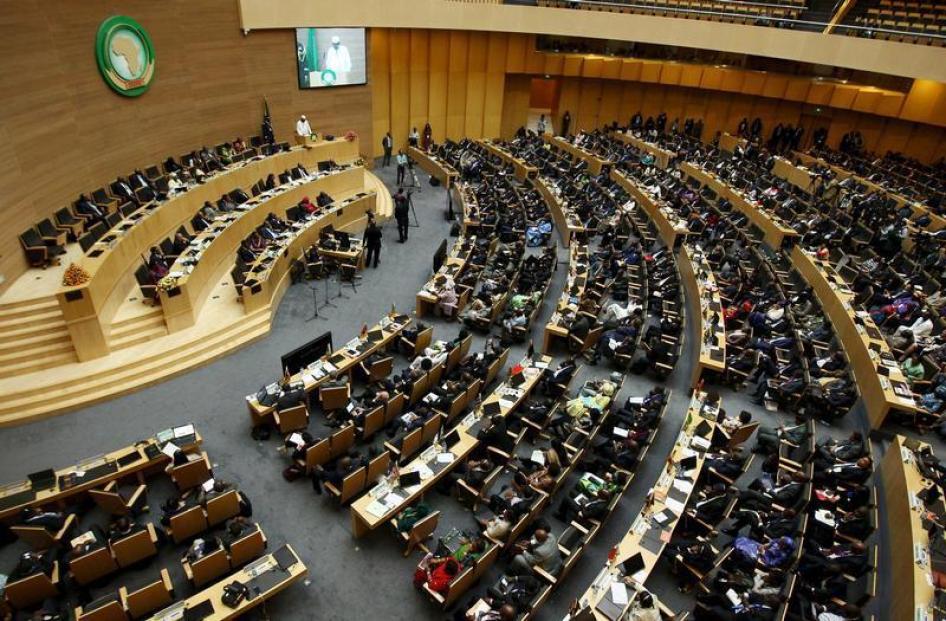 A general view shows delegates during the 26th Ordinary Session of the Assembly of the African Union (AU) at the AU headquarters in Ethiopia's capital Addis Ababa, January 31, 2016.
