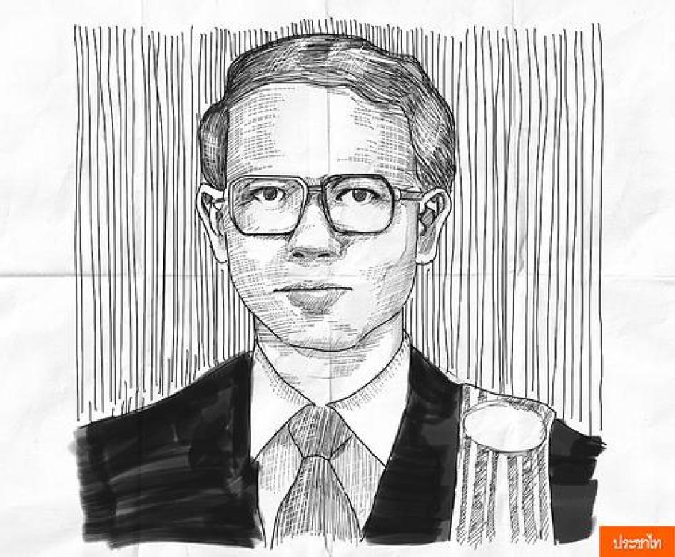 宋猜・尼拉派吉（Somchai Neelapaijit）画像。这位泰国著名的穆斯林人权律师于2004年3月12日在曼谷被绑架失踪。