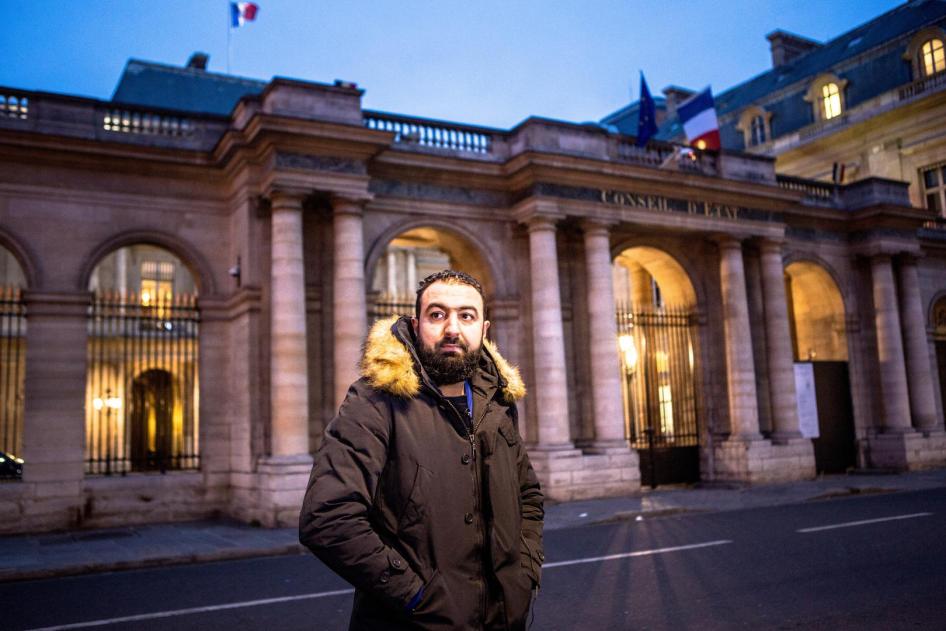 Halim A. dit que sa reputation et son entreprise ont été détruits après que la police l'ait assigné à residence le 15 novembre 2015 dans le cadre de l'état d'urgence en France. Un juge a suspendu l'assignation à résidence le 23 janvier 2016 et ordonné aux