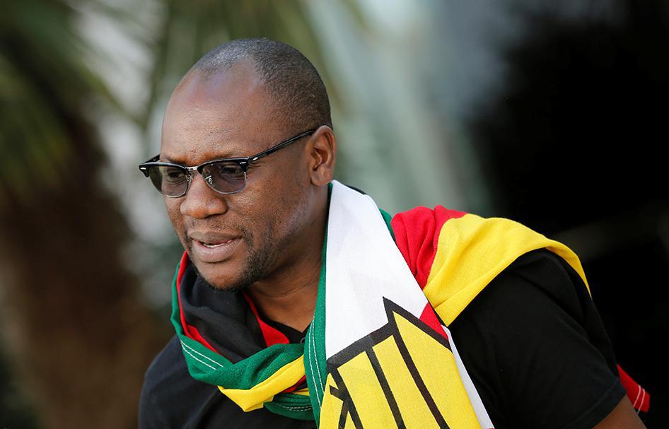 Zimbabwean Pastor Evan Mawarire during an interview in Johannesburg, South Africa, on July 19, 2016.