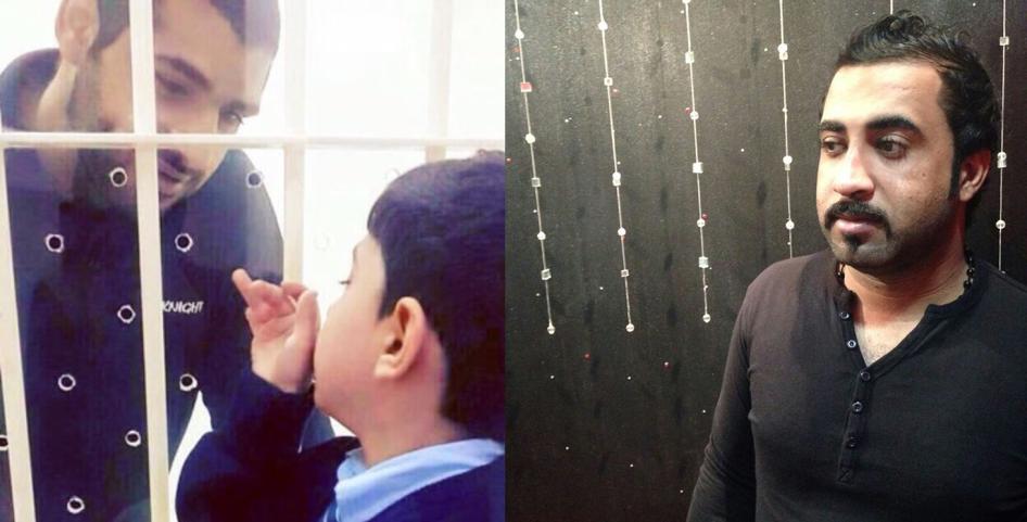 محمد رمضان (يسار) وحسين علي موسى (يمين).