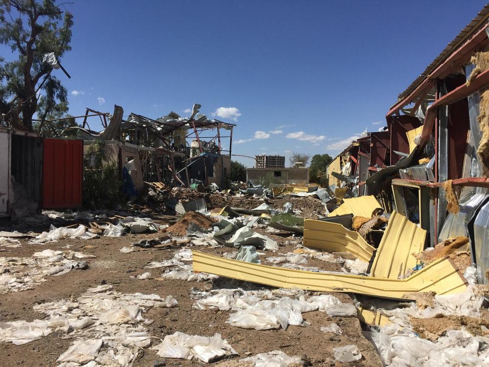 The al-Aqil Industrial compound, hit by three coalition airstrikes since the beginning of the war, housed seven factories that produced consumer goods including plastic bags, batteries, food, and clothing. 